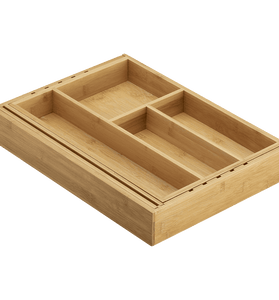Expandable Bamboo Gadget Tray